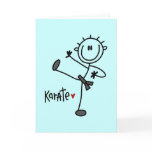 Basic Stick Figure Karate T-shirts and Gifts Cards