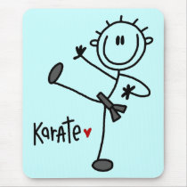 Basic Stick Figure Karate T-shirts and Gifts Mouse Pad
