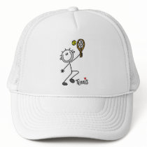 Basic Stick Figure Tennis Tshirts and Gifts hats