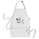 Basic Stick Figure Volleyball Tshirts and Gifts Aprons