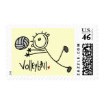 Basic Stick Figure Volleyball Tshirts and Gifts Postage