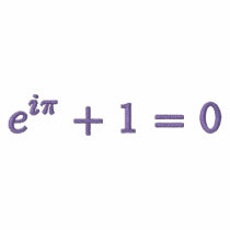 Basic T-Shirt: Euler's identity small. cobblestone