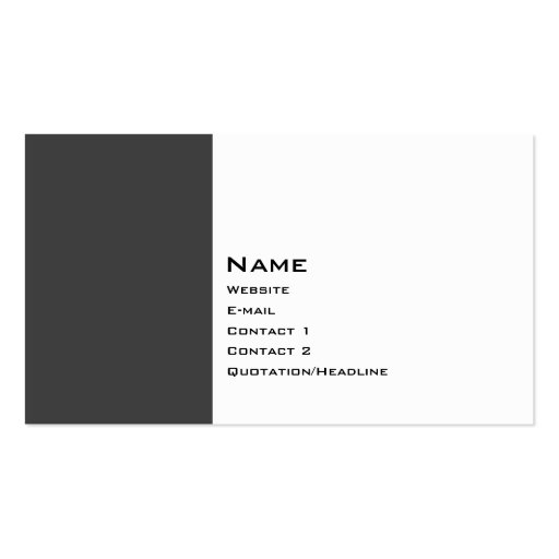 Basic Two Color 2 Business Cards