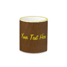 Basic Umber, Your Text Here Mug