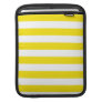 Basic Yellow and White Stripes Pattern Sleeve For Ipads