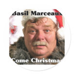 BASIL MARCEAUX - COME CHRISTMAS ROUND STICKER