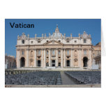 Basilica di San Pietro, Vatican City, Rome, Italy Greeting Card