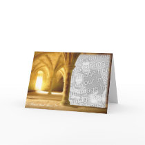 Basilica light greeting card