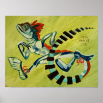 Basilisk Run Print