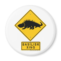 Basilisk XING Refrigerator Magnet