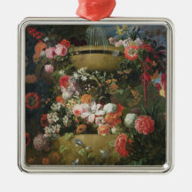 Basin and Flowers Ornaments