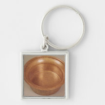 Basin decorated with geometric patterns key chains