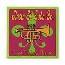 Basin St. Soda Co. magnets