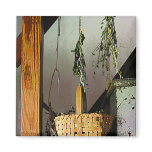 Basket and Drying Herbs Magnet
