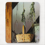 Basket and Drying Herbs Mouse Pad