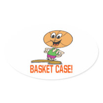 Basket Case Sticker