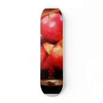 Basket of Apples in Kitchen Custom Skateboard
