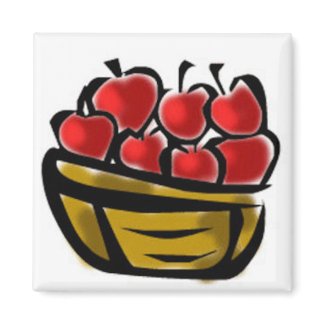 Basket of Apples magnet