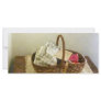 Basket of Cloth and Measuring Tape Personalized Rack Card