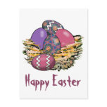 Basket of Colorful Easter Eggs 06 postcards