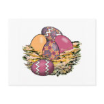 Basket of Colorful Easter Eggs 07 postcards