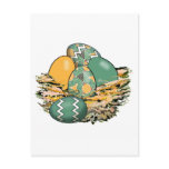 Basket of Colorful Easter Eggs 08 postcards