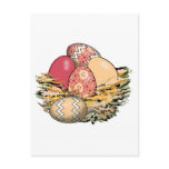 Basket of Colorful Easter Eggs 09 postcards