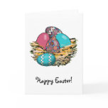 Basket of Colorful Easter Eggs 12 cards