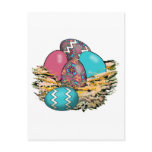 Basket of Colorful Easter Eggs 12 postcards