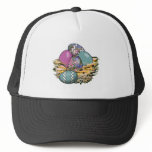 Basket of Colorful Easter Eggs 16 hats