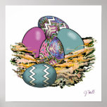 Basket of Colorful Easter Eggs 16 Posters