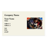 Basket of Crocheting and Thread Business Card Template