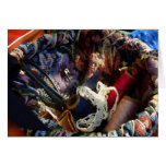Basket of Crocheting and Thread Greeting Card