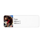 Basket of Crocheting and Thread Custom Return Address Label