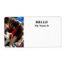 Basket of Crocheting and Thread Personalized Shipping Labels