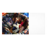 Basket of Crocheting and Thread Photo Card Template