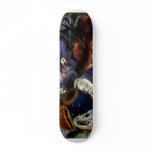 Basket of Crocheting and Thread Skate Decks