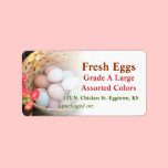 Basket of Eggs Label labels