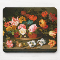 Basket of flowers, 1625 mousepads
