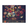 Basket Of Flowers By Linard Jaques (Best Quality) Post Cards