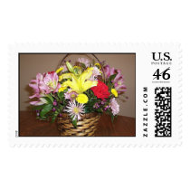 Basket of Flowers postage