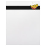 basket of french fries letterhead design