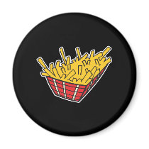 basket of french fries refrigerator magnet