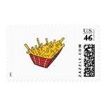 basket of french fries postage stamp