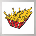 basket of french fries posters