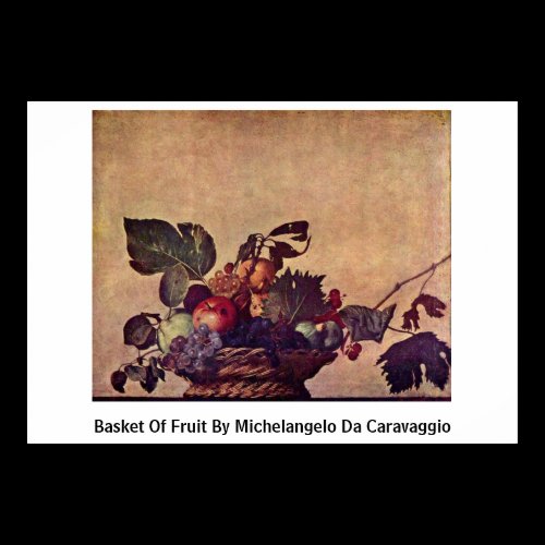 Basket Of Fruit By Michelangelo Da Caravaggio Print