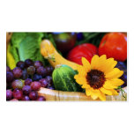 Basket of Garden's Harvest Business Cards