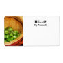Basket of Green Grapes Custom Shipping Label