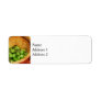 Basket of Green Grapes Custom Return Address Label