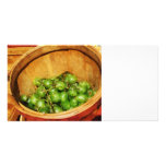 Basket of Green Grapes Picture Card